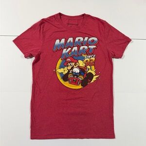Mario Kart Graphic Tee - Red Short Sleeve Shirt